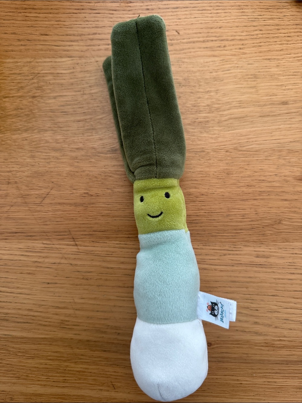 Jellycat Soft Plush Rattle in Green, Light Blue, White retired